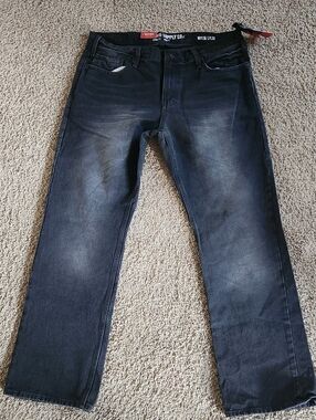 Mossimo Supply Co. Men's Black Wash Straight Jeans